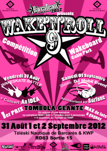 WAKE’N’ ROLL 9 se déroulera le 31 Août, 1 et 2 Septembre WAKE’N’ ROLL 9 se déroulera le 31 Août, 1 et 2 Septembre