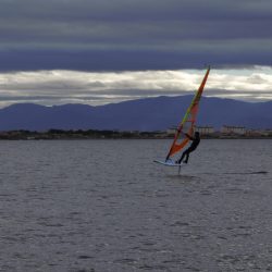 Stéphane full speed avec le WindFoil 2017