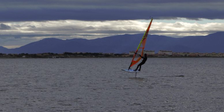 Stéphane full speed avec le WindFoil 2017