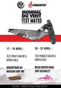 test matos fanatic surfone mondial du vent